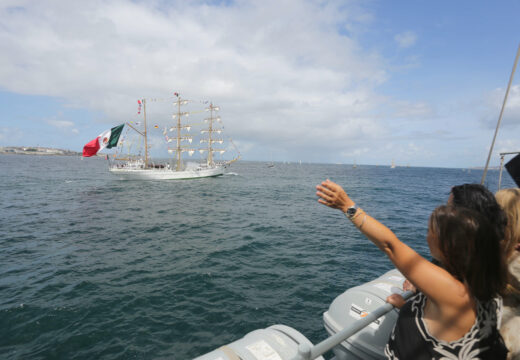 Os veleiros da Tall Ships Races Magallanes Elcano despídense da Coruña e continúan travesía rumbo a Lisboa e Cádiz